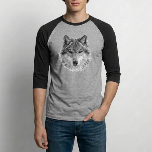 Frost-Eyed Alpha - Unisex Baseball T-Shirt