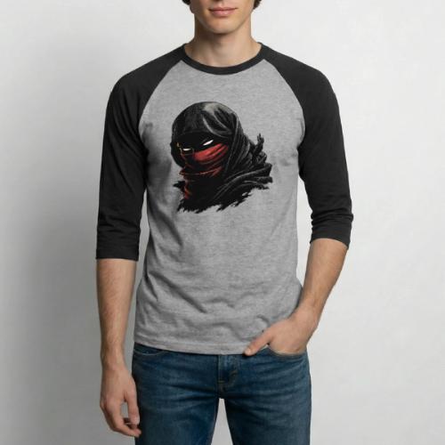 Shadowflame Ninja - Unisex Baseball T-Shirt
