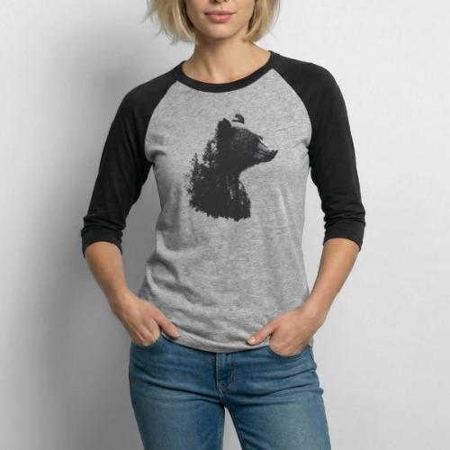 Forest Within the Bear - Unisex Baseball T-Shirt