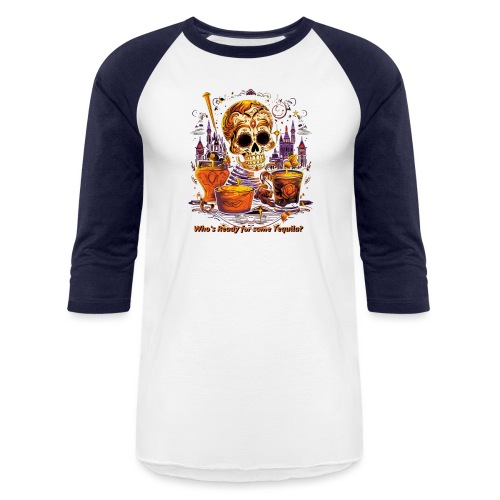 Dia de los Muertos Celebration - Unisex Baseball T-Shirt