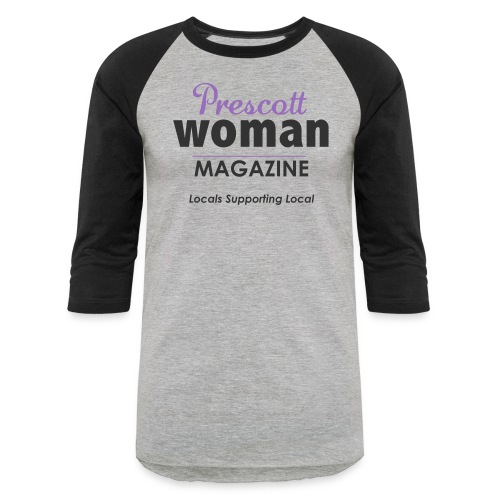 Prescott Woman Magazine - Unisex Baseball T-Shirt