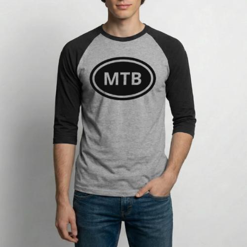 MTB Oval Logo - Unisex Baseball T-Shirt