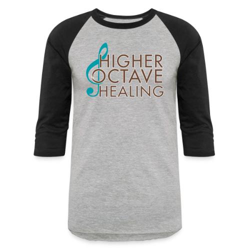 Higher Octave Healing Logo - Unisex Baseball T-Shirt