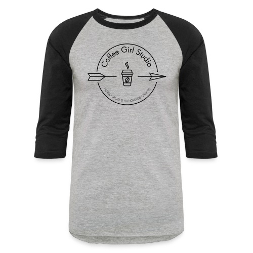 Coffee Girl Studio Logo - Unisex Baseball T-Shirt
