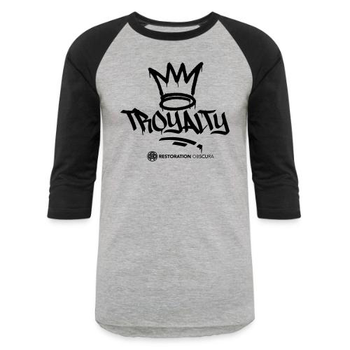 RO Troyalty Tag Mark - Unisex Baseball T-Shirt
