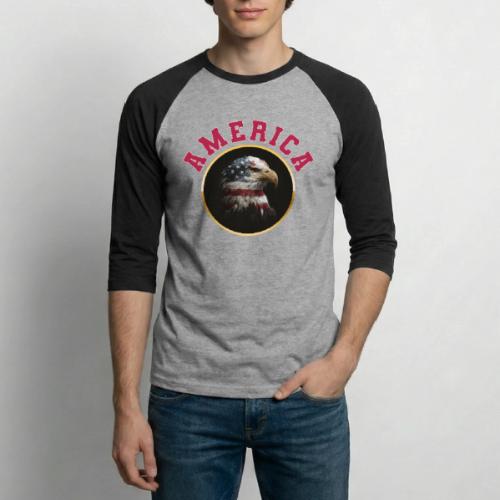 America Soars - Unisex Baseball T-Shirt