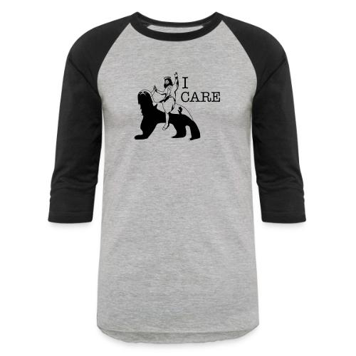 I care - Unisex Baseball T-Shirt