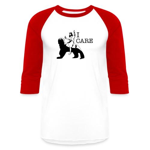 I care - Unisex Baseball T-Shirt