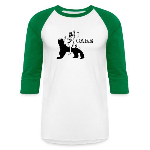 I care - Unisex Baseball T-Shirt