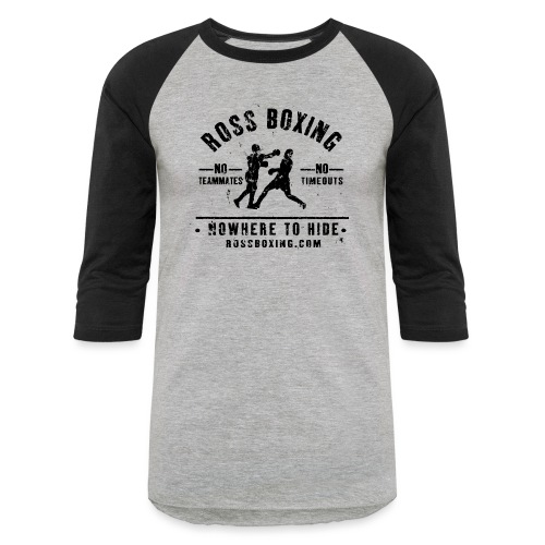 rossboxing_black - Unisex Baseball T-Shirt