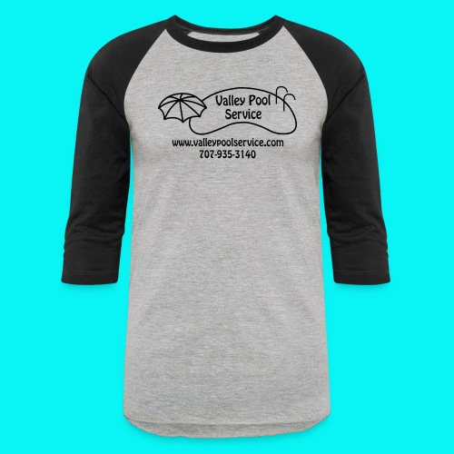 BESTLOGO trans (Black) - Unisex Baseball T-Shirt
