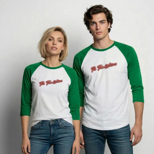 Cursive - Unisex Baseball T-Shirt