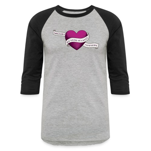 PLA Libraries - the Heart of Every Community - Unisex Baseball T-Shirt