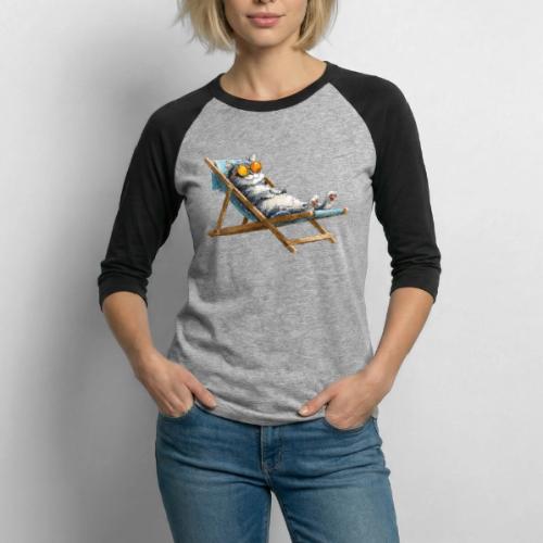 Sunshine Cat Mode - Unisex Baseball T-Shirt