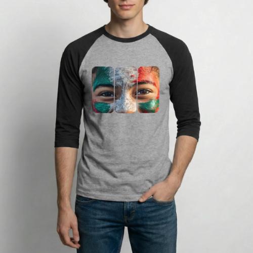 Colors of México - Unisex Baseball T-Shirt
