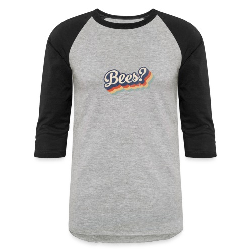 Vintage Bees? - Unisex Baseball T-Shirt
