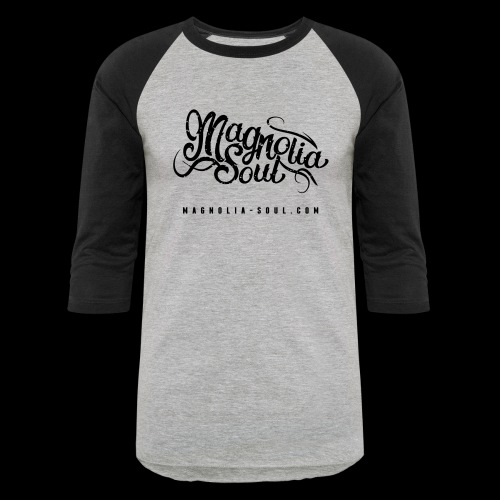 Magnolia Soul Logo - Unisex Baseball T-Shirt