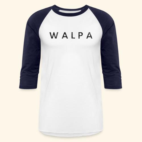 WALPA Bathymetric Contours - Unisex Baseball T-Shirt