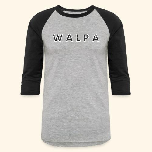 WALPA Bathymetric Contours - Unisex Baseball T-Shirt