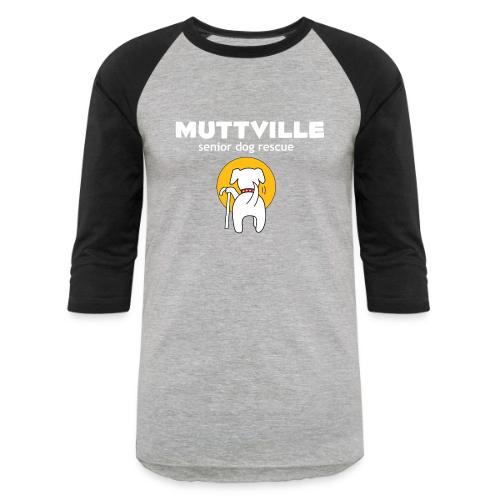 Muttville - Unisex Baseball T-Shirt