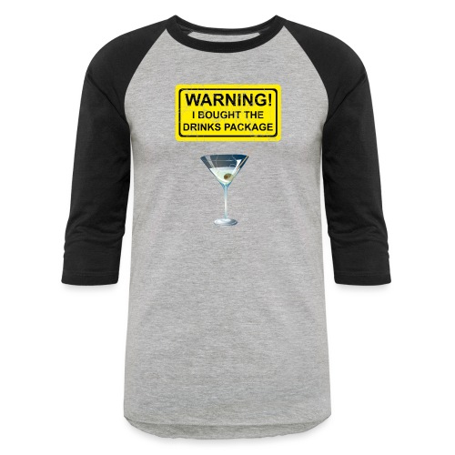 Drinks package shirt - Unisex Baseball T-Shirt