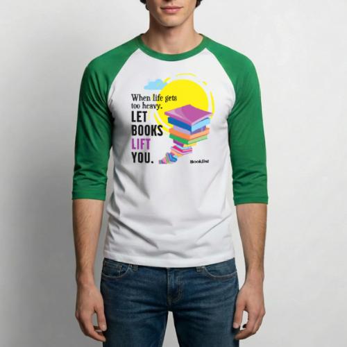 Booklist: Discover Reads That Lift You - Unisex Baseball T-Shirt