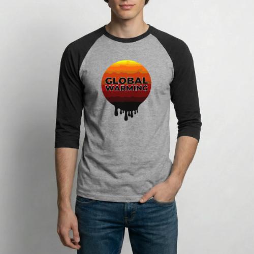 Global warming - Unisex Baseball T-Shirt