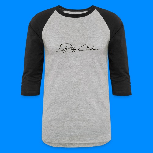 L.Piddy Collection Logo - Black - Unisex Baseball T-Shirt