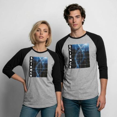 Frozen Code of Science - Unisex Baseball T-Shirt