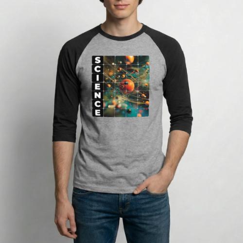 Atomic Science Vision - Unisex Baseball T-Shirt