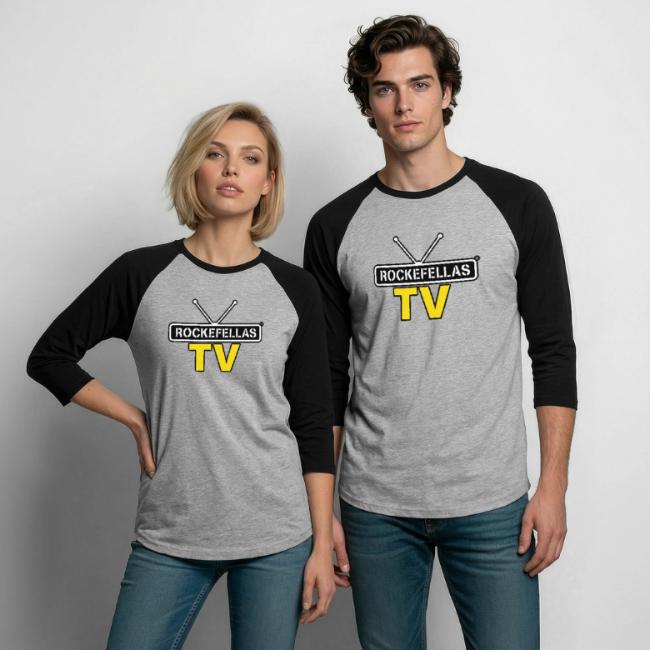 Rockefellas TV Outlined Logo Tee