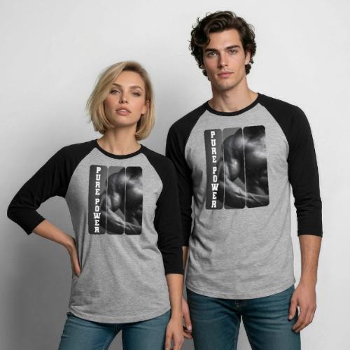 Bodybuilding: Pure Power - Unisex Baseball T-Shirt
