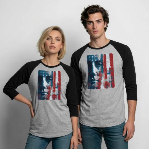 American Echoes - Unisex Baseball T-Shirt