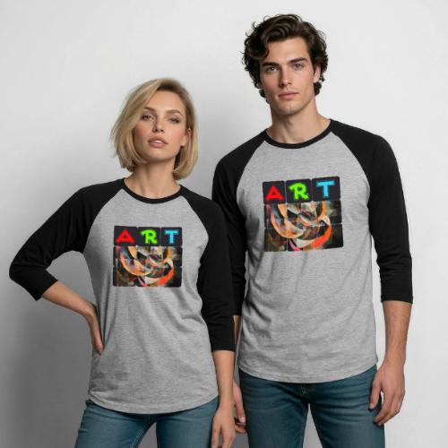 Fragments of Art - Unisex Baseball T-Shirt