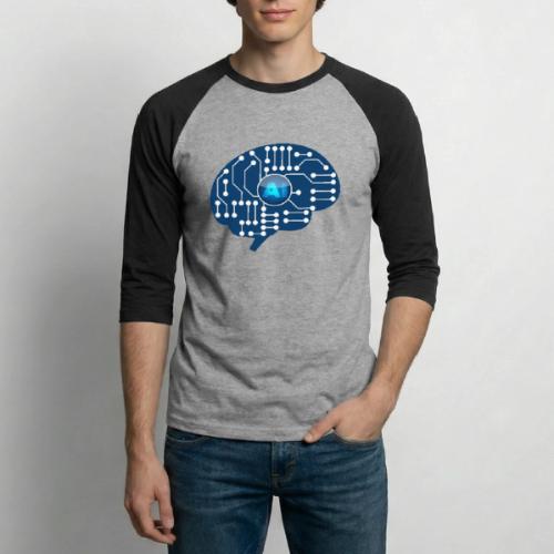 AI: Mind Wired - Unisex Baseball T-Shirt