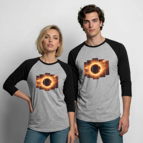 Eclipse Beyond Worlds - Unisex Baseball T-Shirt