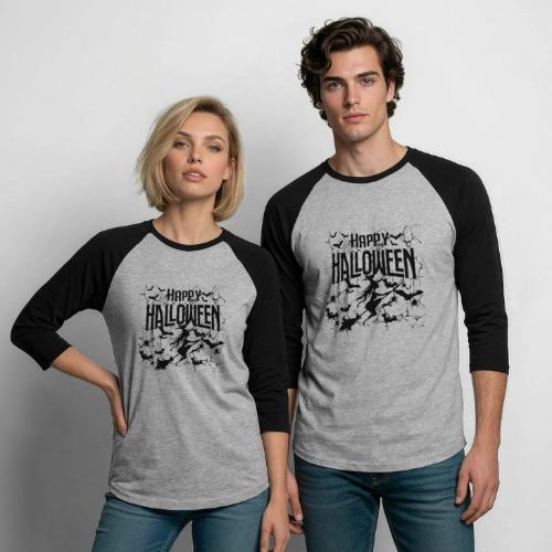 Halloween Happy Halloween - Unisex Baseball T-Shirt