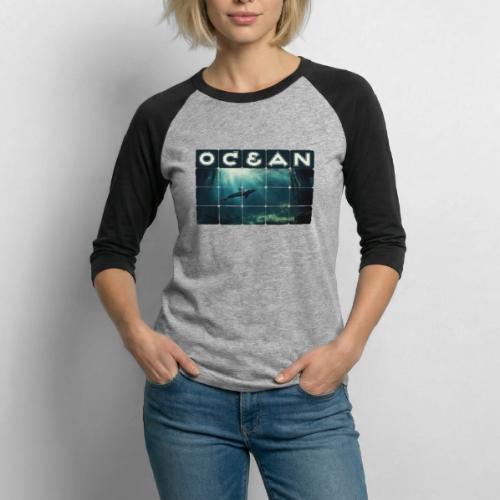 Ocean Whisper - Unisex Baseball T-Shirt