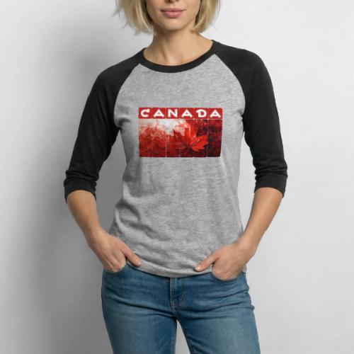 Canada Painted Pride - Unisex Baseball T-Shirt