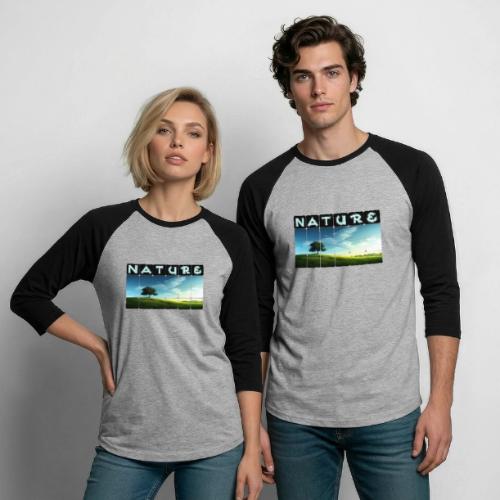 Nature: Solitary Strength - Unisex Baseball T-Shirt