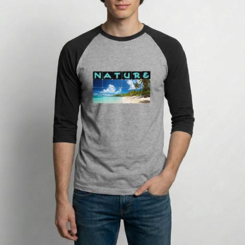 Nature: Island Bliss - Unisex Baseball T-Shirt