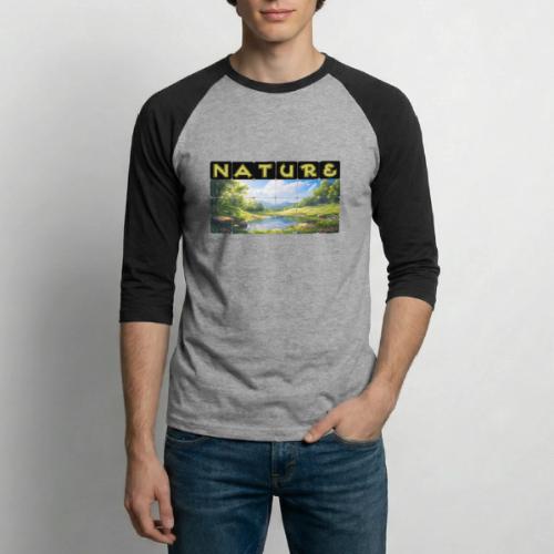Nature: Springtime Serenity - Unisex Baseball T-Shirt