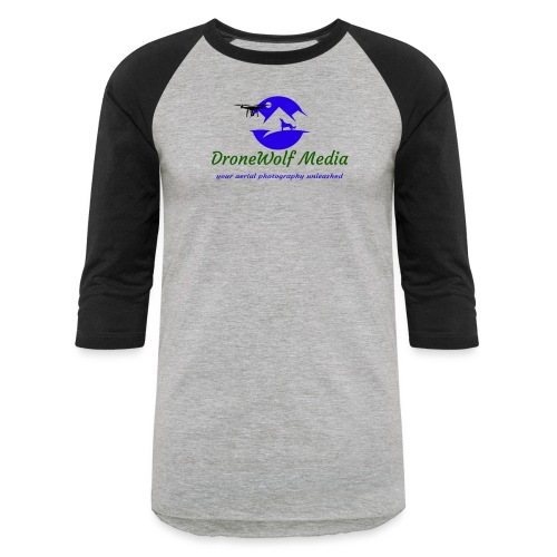 main dronewolf media logo - Unisex Baseball T-Shirt