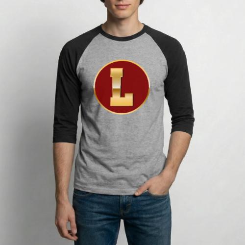 Letter L – Capital Varsity Alphabet Monogram - Unisex Baseball T-Shirt