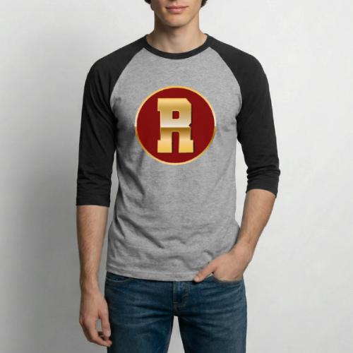 Letter R – Capital Varsity Alphabet Monogram - Unisex Baseball T-Shirt