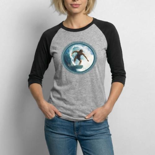 Surfing Horizon - Unisex Baseball T-Shirt