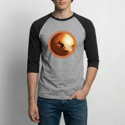 Surfing Vibes - Unisex Baseball T-Shirt