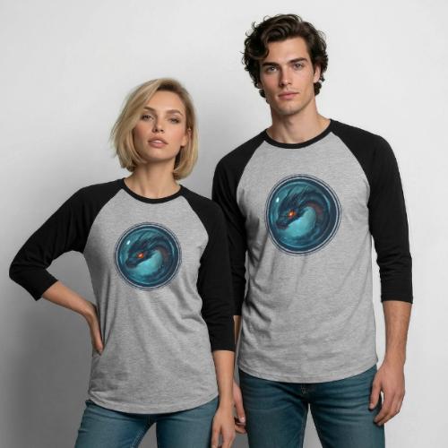 Dragon Sphere - Unisex Baseball T-Shirt