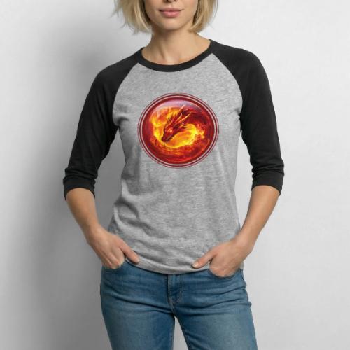 Dragon Blaze - Unisex Baseball T-Shirt