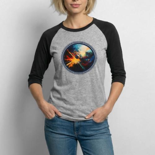 Planets in Turmoil - Unisex Baseball T-Shirt